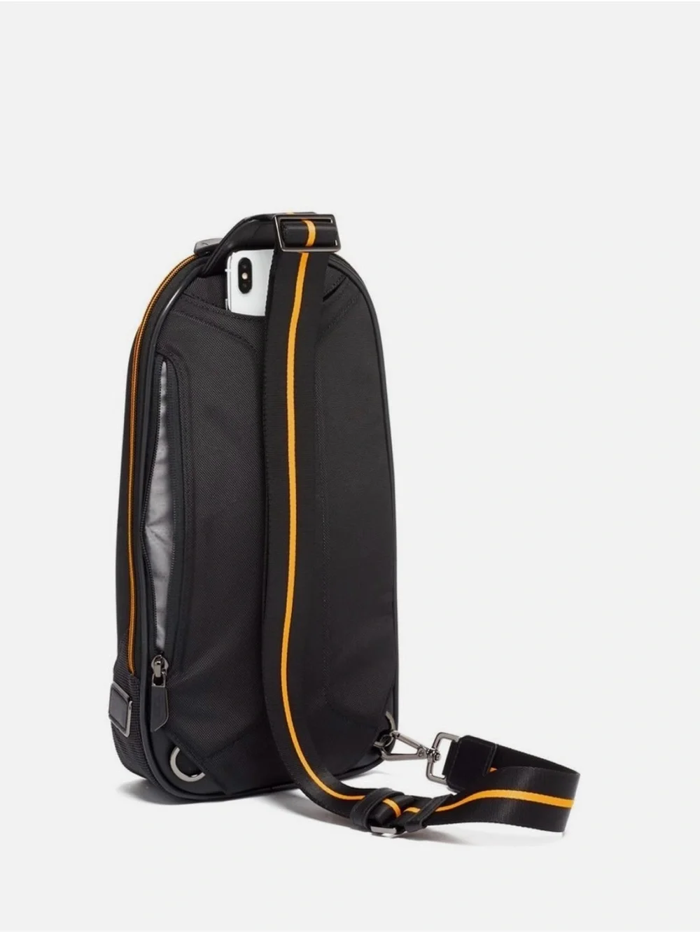 TUMI x McLaren Torque Sling Bag Black Carbon Fiber Papaya UNREGISTERED TRACER